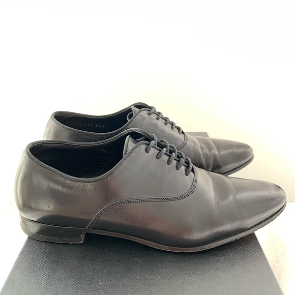 Saint Laurent Leather Oxford Flats - Picture 1 of 6